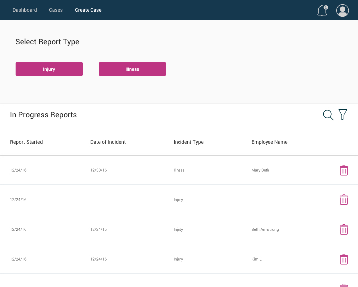New Report Page Design